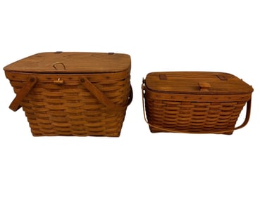 (2) Vintage Longaberger Baskets