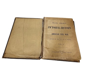1862 Frank Leslie's Pictorial History of the American Civil War Volume I 1862