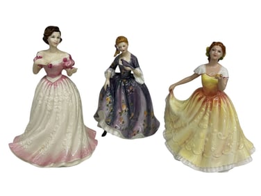 (3) Royal Doulton Figurines