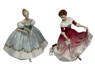 (2) Royal Doulton Figurines: My Best Friend, First Dance