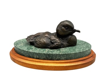 Robert Bateman Merganser Duckling Bronze Limted Edition