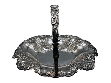 Harrison Fisher Silver Plate Sheffield Handled Bread Basket