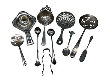 Group of Silver Plate Special Flatware Pieces