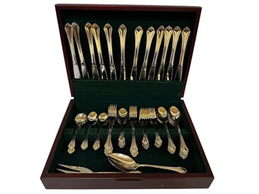 Gold Wash Stainless Steel Flatware Set