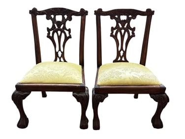 Pair of Child's Chippendale Side Chairs