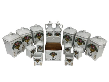 Czech Canister Set Victoria China