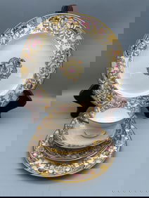 Belleek China "Morgan" Place Setting (6) Pieces