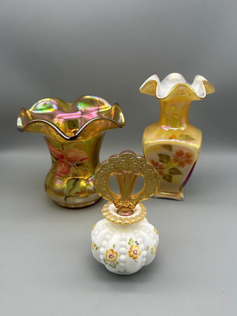 (3) Pieces of Fenton Glass (1 of 7)