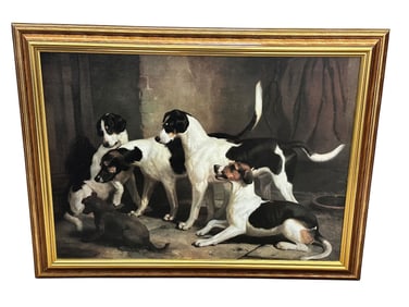 Print on Canvas Thomas Woodward "The Puckeridge Foxhounds"