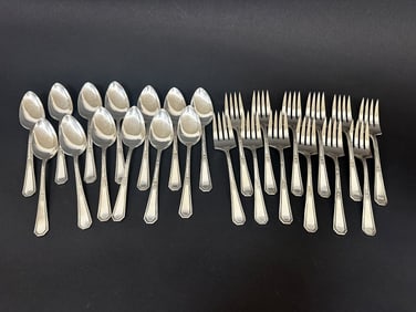 Wm. Rogers and Son "Mayfair" Silver Plate Spoons and Forks