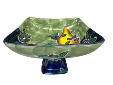 Tabletop Unlimited Fruit Bowl on Pedestal