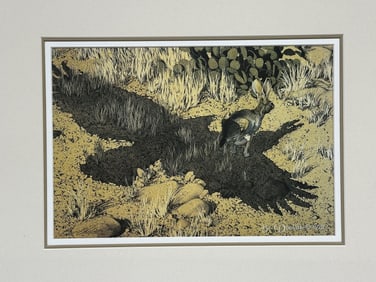 Bev Doolittle S/N Lithograph "Escape by a Hare"