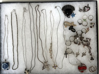 Group of Sterling Silver Jewelry