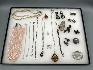 Group of Sterling Silver Jewelry