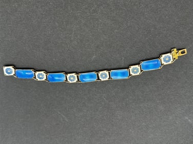 David Anderson Denmark Guilloche Sterling Silver Bracelet