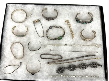 Group of Sterling Silver Jewelry