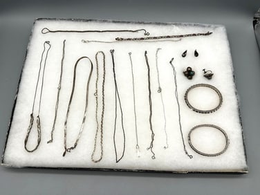 Group of Sterling Silver Jewelry