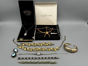 Group of Costume Jewelry: Sarah Cov, Coro, Weiss, Lisner