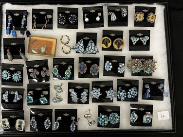 (31) Pairs of Costume Earrings: Japan, Coro, Selini, Gold Filled, Others