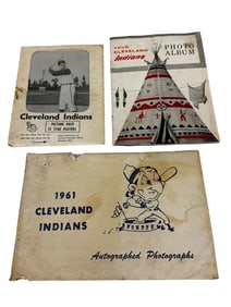 (3) Cleveland Indians Picture Packs 1957, 1961, 1966