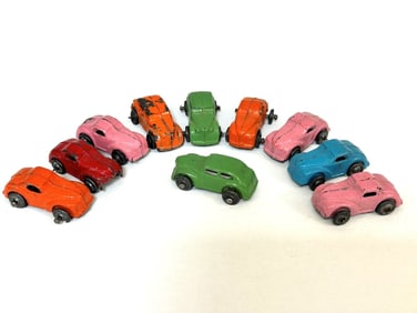 (10) 1950's Barclay's Diecast Cars