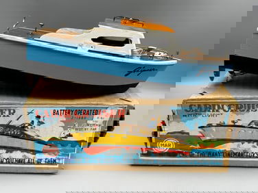 Linemar Cabin Cruiser With Light Battery Operated New in Box