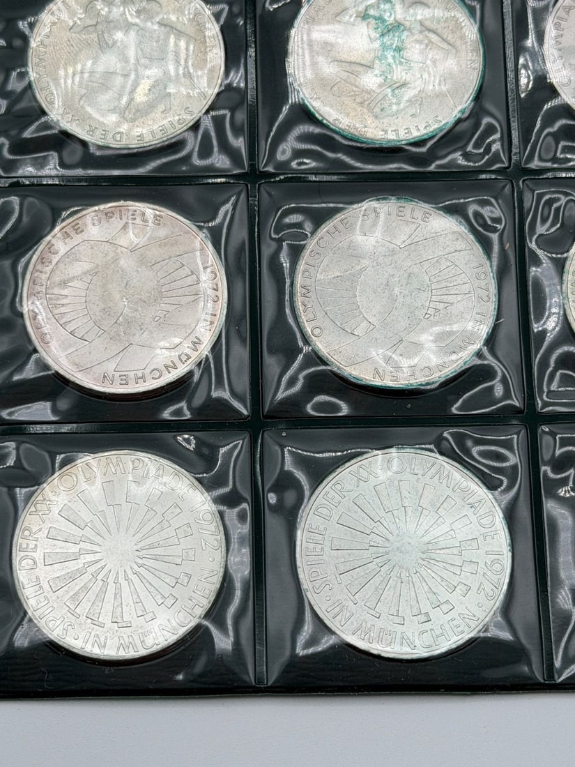 (3) Complete Sets 24 Each Munich Olympic Games Error Series I Inscription Deutschland - 10