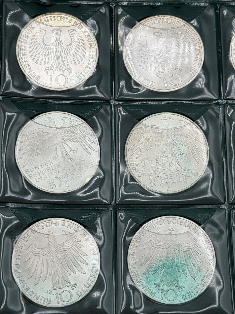 (3) Complete Sets 24 Each Munich Olympic Games Error Series I Inscription Deutschland - 3