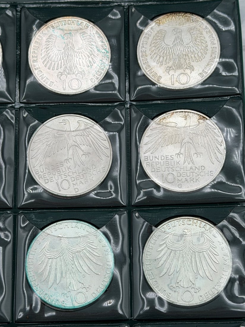 (3) Complete Sets 24 Each Munich Olympic Games Error Series I Inscription Deutschland - 4