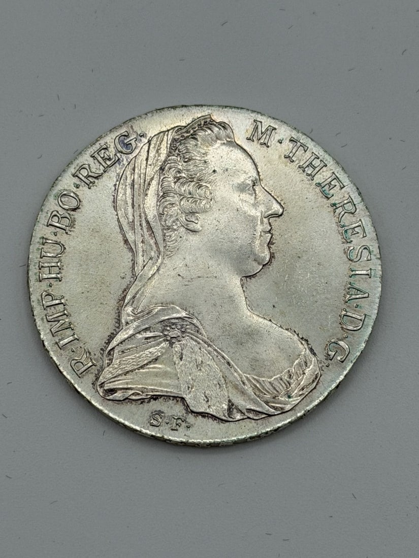 1780 SF Austria Thaler KM-T1 Restrike: 1780 SF Austria Thaler KM-T1 Restrike: .833 silver.