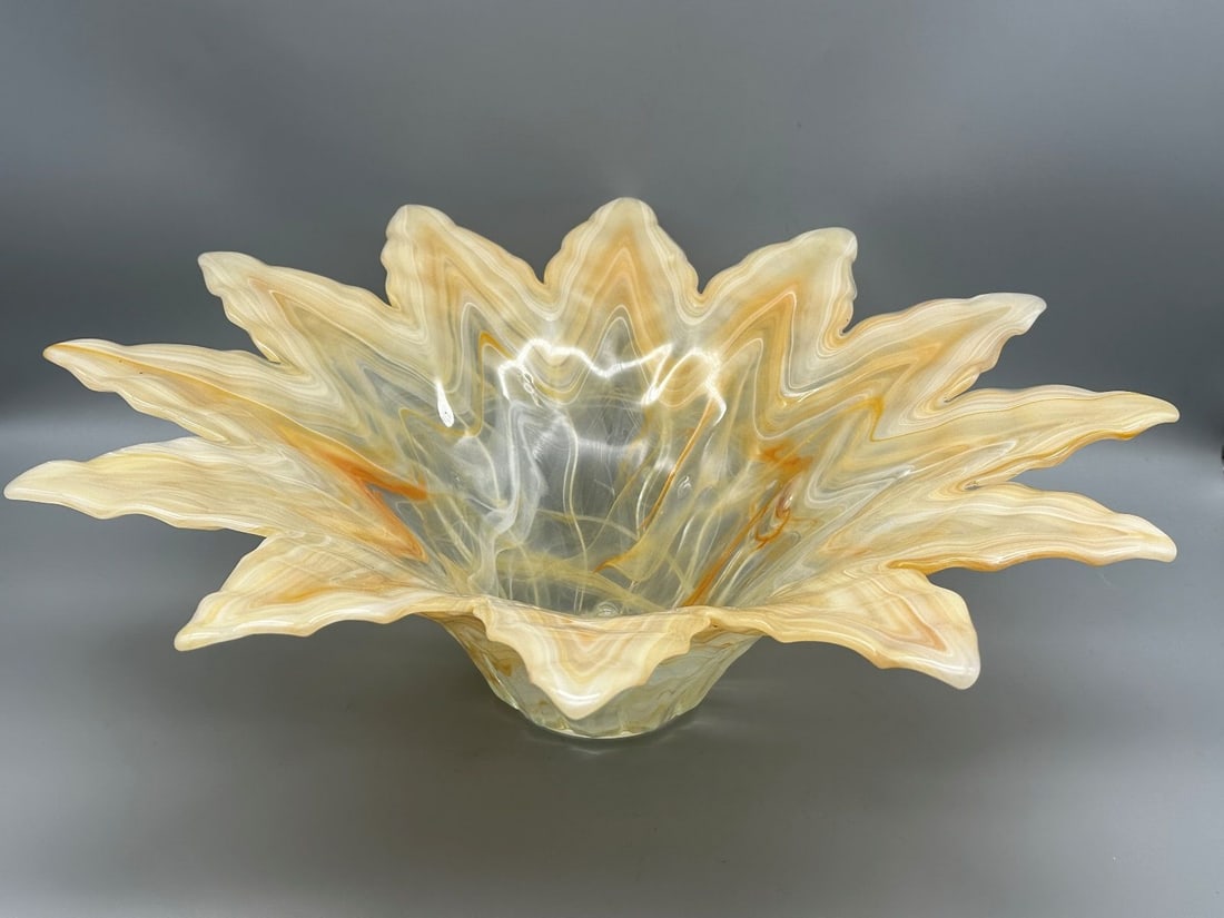 Murano Style Glass Lavorazione Center Bowl (1 of 4)
