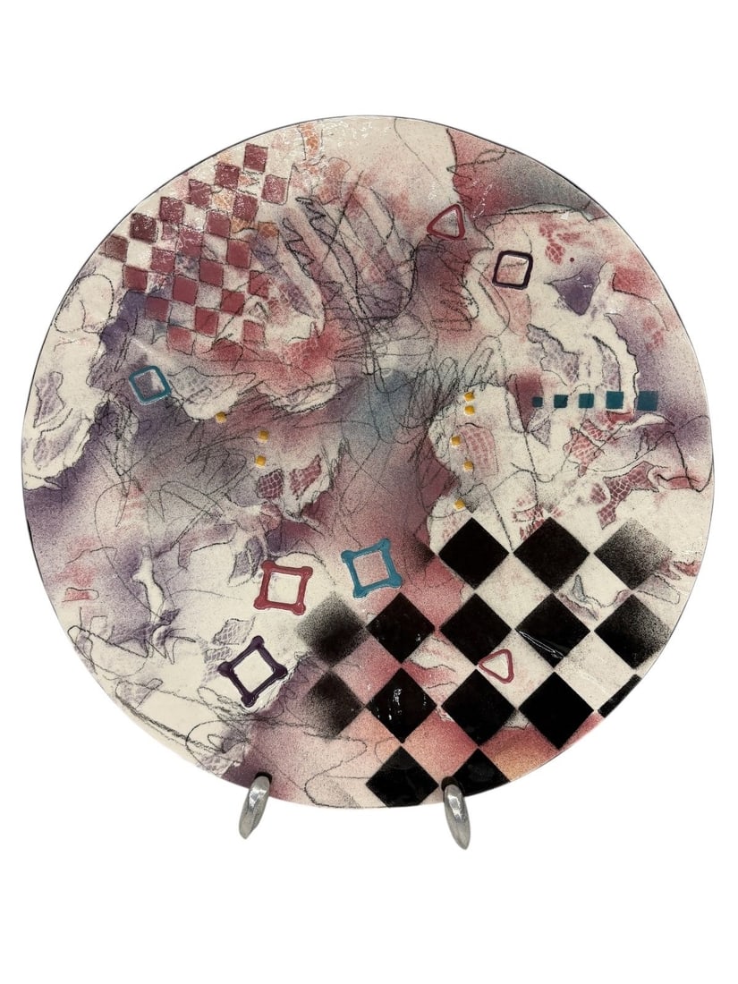 Zufelt Large Art Pottery Charger (1 of 3)