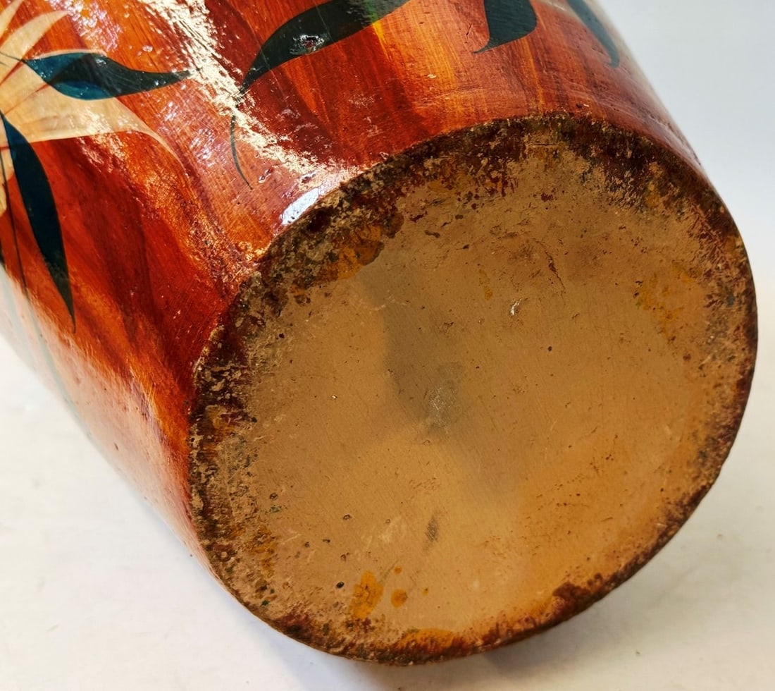 Pottery Vase with Bird Decoration - 7