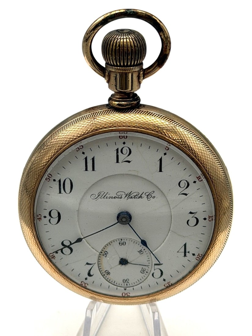 1902 Illinois Gold Filled Pocket Watch: 1902 Illinois Gold Filled Pocket Watch: Serial number 1643670, grade 61, model 6, 15 jewel, only 24,000 made.