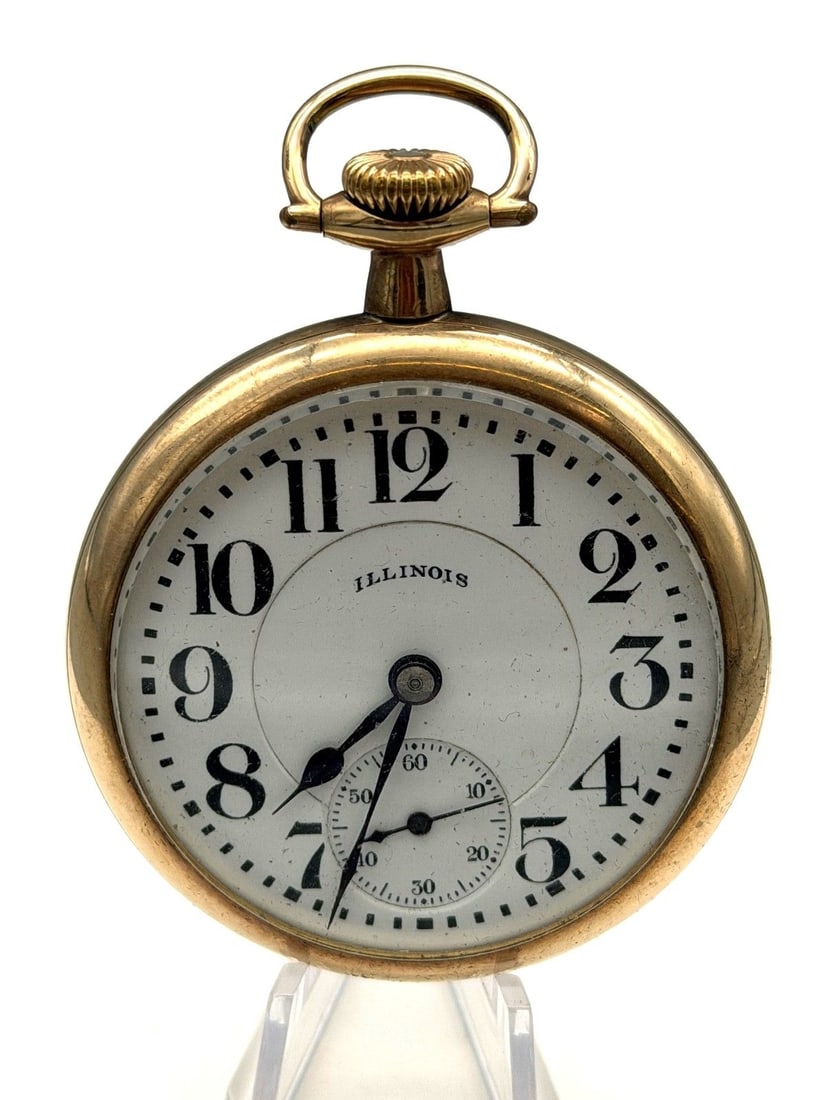 1924 Illinois Gold Filled Pocket Watch (1 of 4)