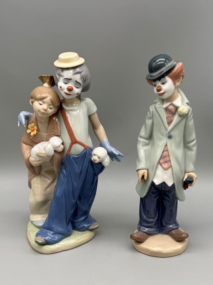(2) Lladro Figurines: Pal Forever, Circus Sam (1 of 3)