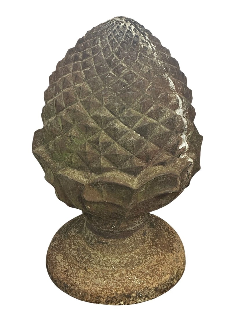 Cast Iron Artichoke Yard Sculpture (1 of 2)