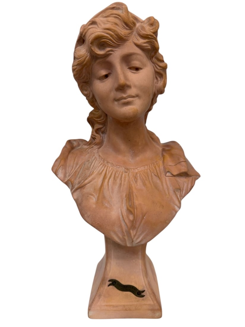 Bohemian Girl Terra Cotta Portrait Bust After Joseph Le Guluche (1 of 4)