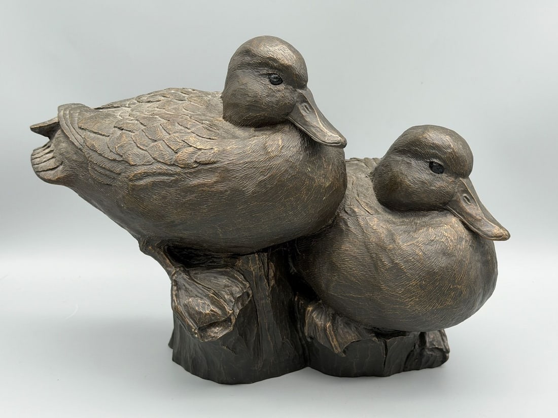 Ducks Unlimited Sculpture "Mission II": Ducks Unlimited Sculpture "Mission II": Measures 6.5" tall, 12" long.