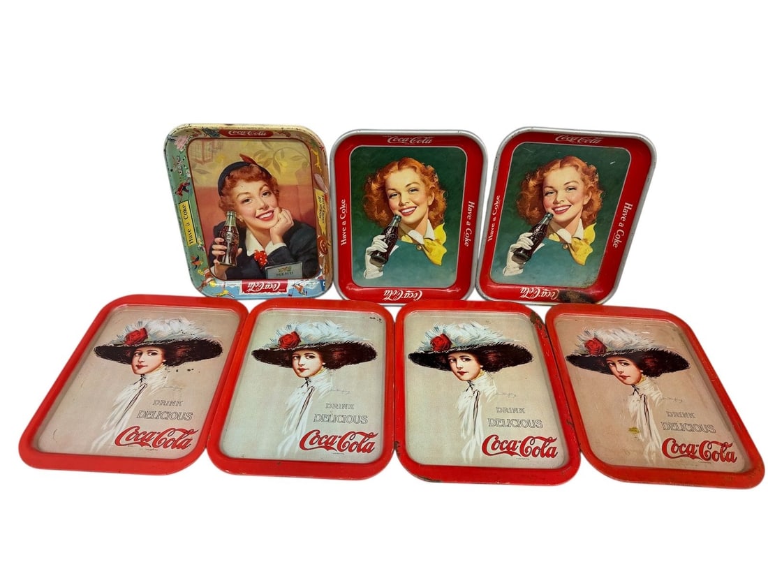 (7) Coca-Cola Trays (1 of 7)