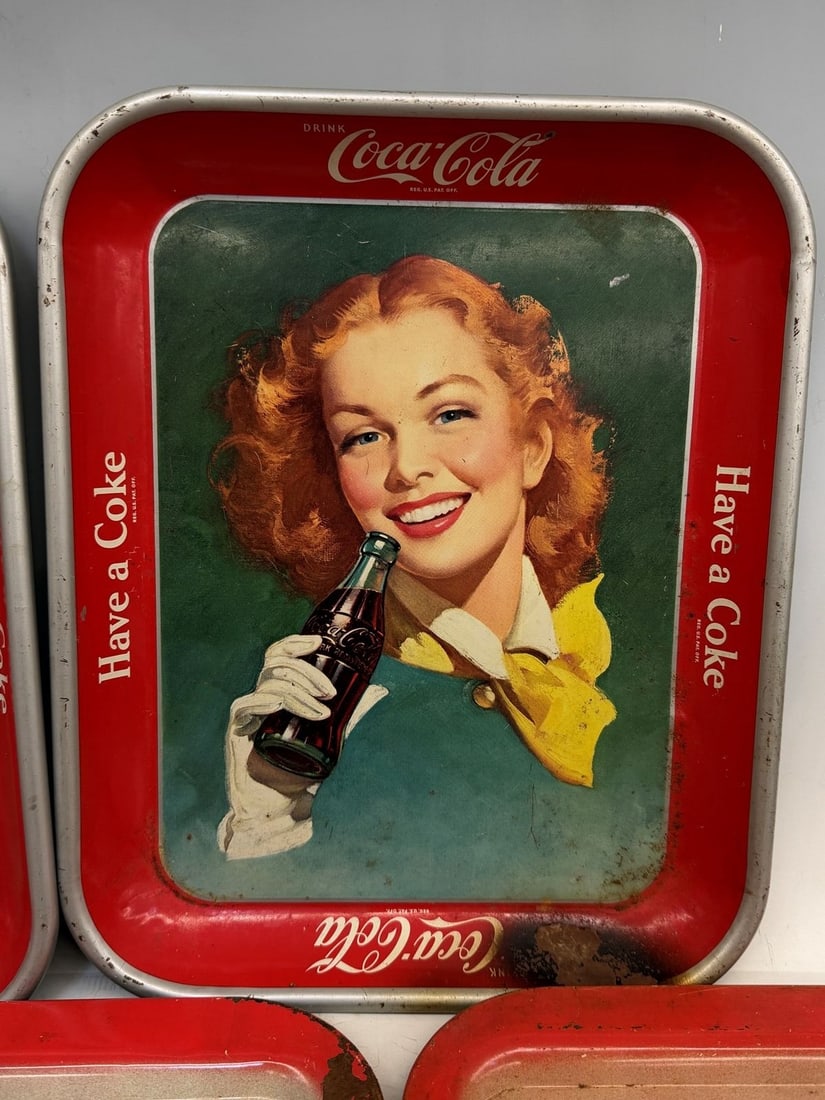 (7) Coca-Cola Trays - 4