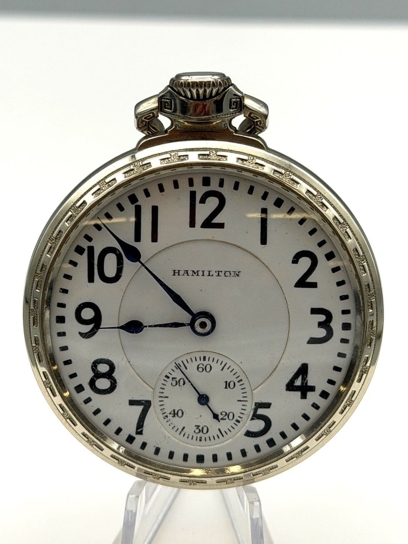 1925 Hamilton 14k Gold Filled Pocket Watch (1 of 5)