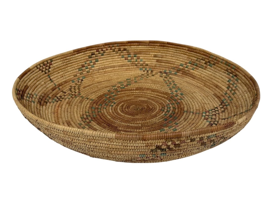 African Fulani Weaved Basket (1 of 3)