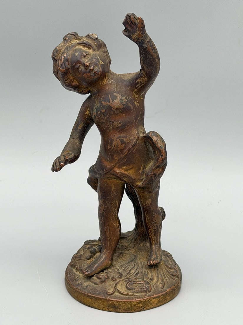 Bronze Finial Cherub Putti (1 of 3)