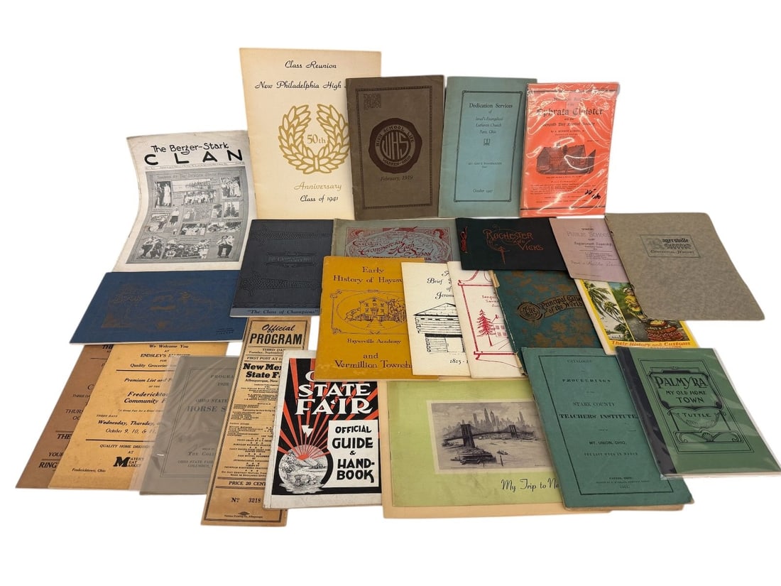 Group of Early Ephemera City Histories, School Programs, OSU Fair, Seminole History: Group of Early Ephemera City Histories, School Programs, OSU Fair, Seminole History.