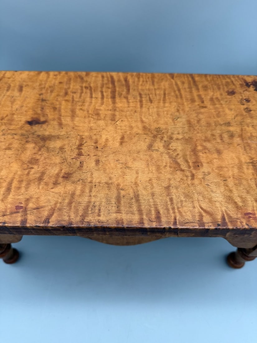 Tiger Maple Small Foot Stool - 2