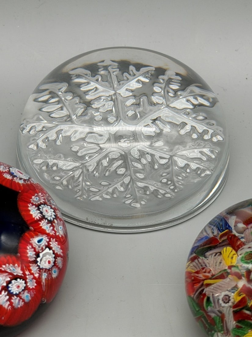 (3) Paperweights Including Millefiori - 4