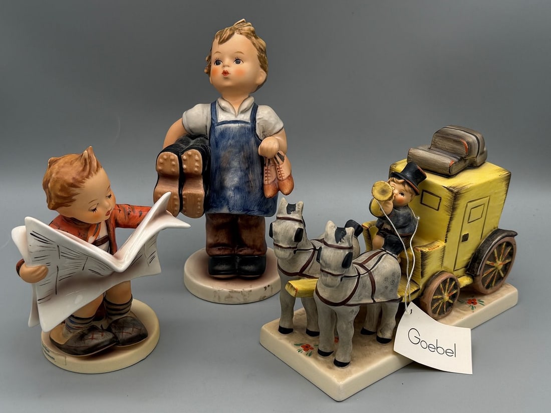 (3) Hummels: Latest News, The Mail is Here, Boots: (3) Hummels: Latest News, The Mail is Here, Boots: Measuring 5.25", 6.25", and 6.75".