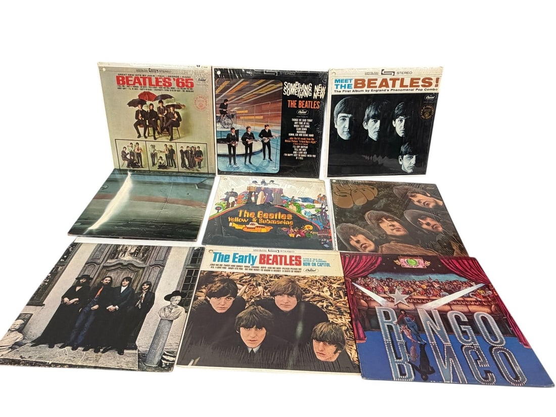 (9) Promotional Beatles Albums; (6) New in Cellophane (1 of 10)