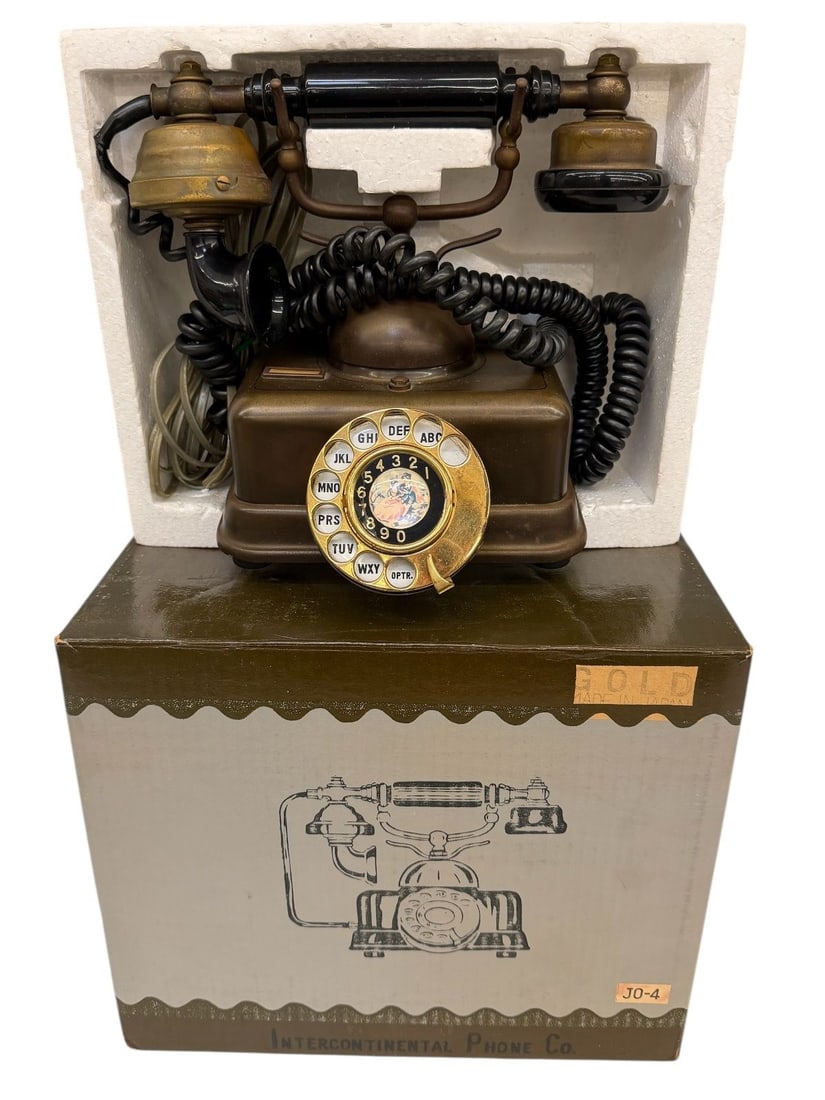1960's French Style Rotary Telephone in Original Box (1 of 2)